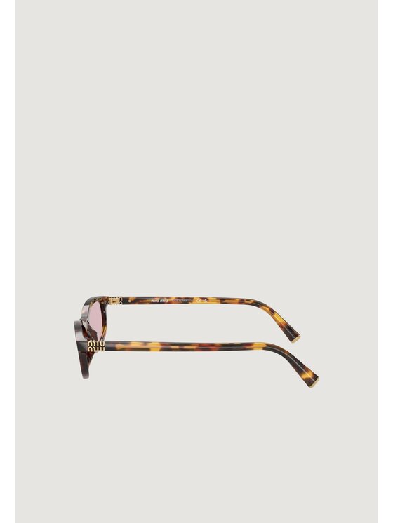 Miu Miu Miu Miu Okulary przeciwsłoneczne 0MU A06S 14L4I0 Brązowy