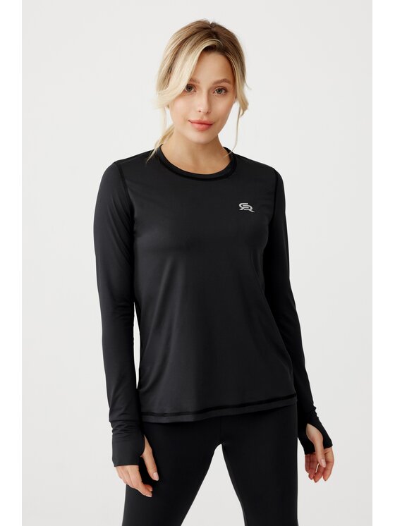 ROUGH RADICAL ROUGH RADICAL Maglietta tecnica FUN LS Nero Regular Fit