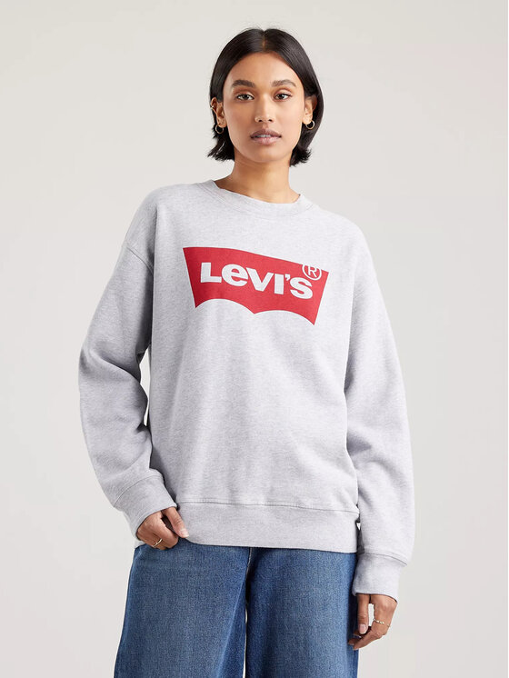 Levi's® Džemperis ar kapuci Graphic Standard 186860012 Pelēks Loose Fit