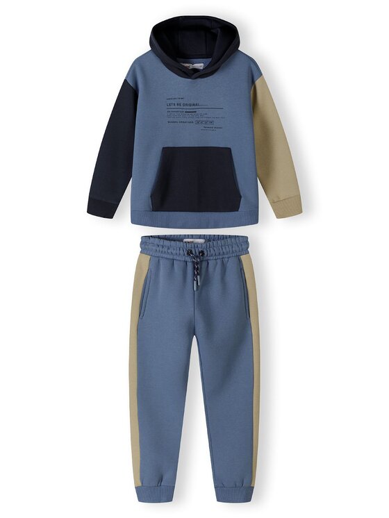 Dres MINOTI, Rozmiar 116/122, Niebieski, 19fleece45