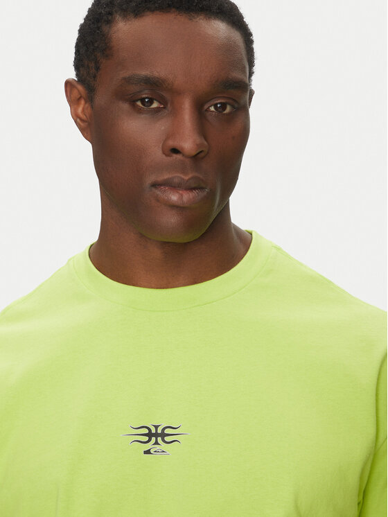 Quiksilver Quiksilver Marškinėliai EQYZT08017 Žalia Relaxed Fit