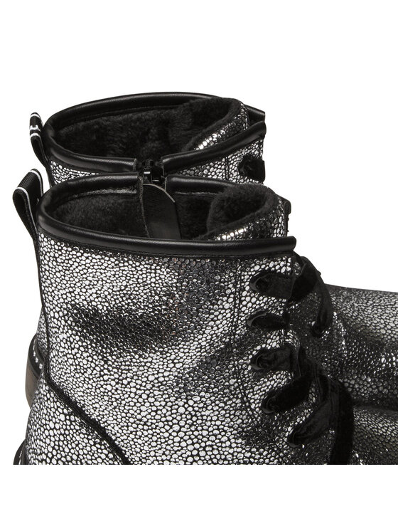 Nelli Blu Nelli Blu Schnürstiefeletten CS102607-14 Silberfarben