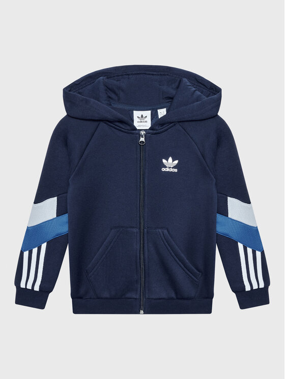 Tuta Full-Zip HL6862 Blu scuro Regular Fit
