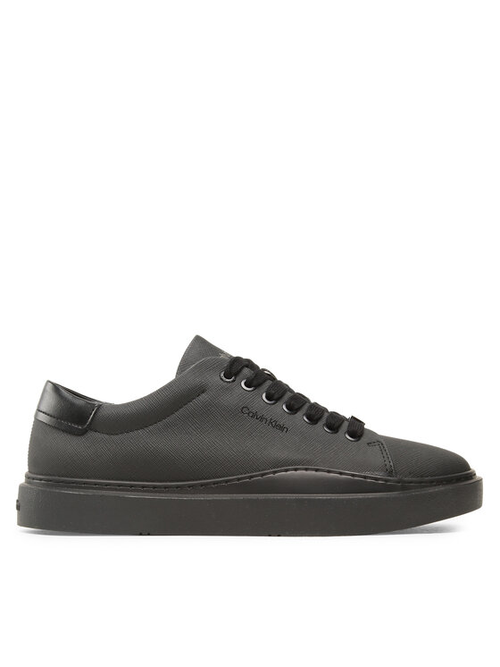 Sneakers Low Top Lace Up Lth HM0HM01051 Nero
