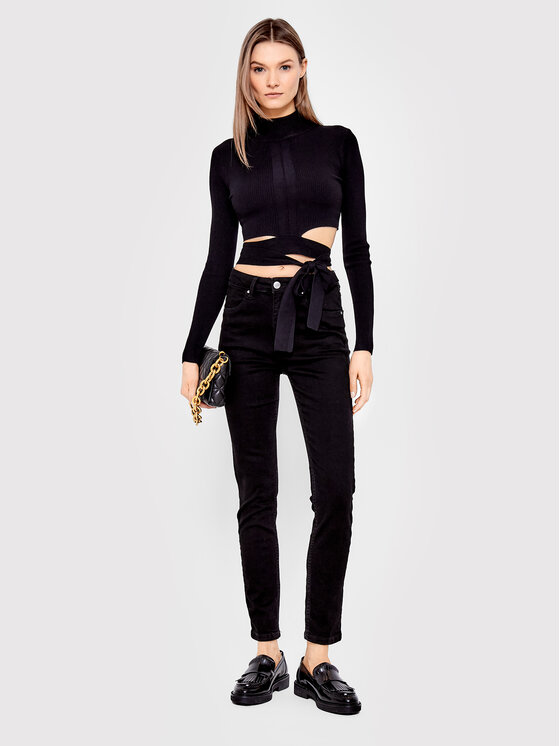 Maglione LK-36TARA Nero Slim Fit