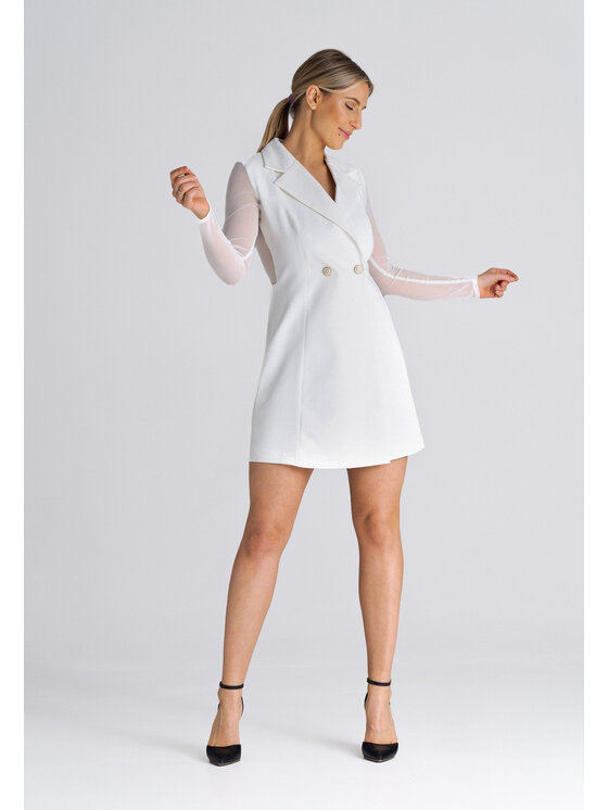 FIGL FIGL Φόρεμα SUKIENKA M937 Εκρού Regular Fit