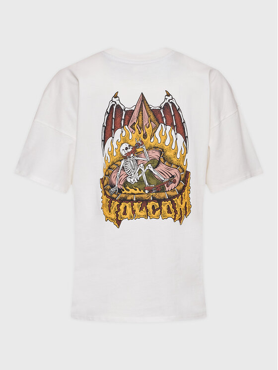 Volcom Volcom Marškinėliai Voltrip B3512312 Balta Regular Fit
