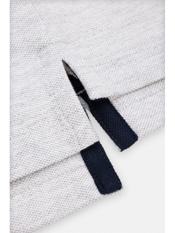 Lancerto Lancerto Polo Tom PO073123000045 Szary Regular Fit