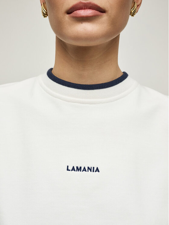 La Mania La Mania Mikina ZIA Bílá Classic Fit