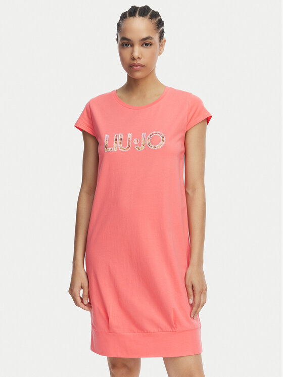Liu Jo Beachwear Liu Jo Beachwear Ежедневна рокля VA6212 JS003 Коралов Regular Fit