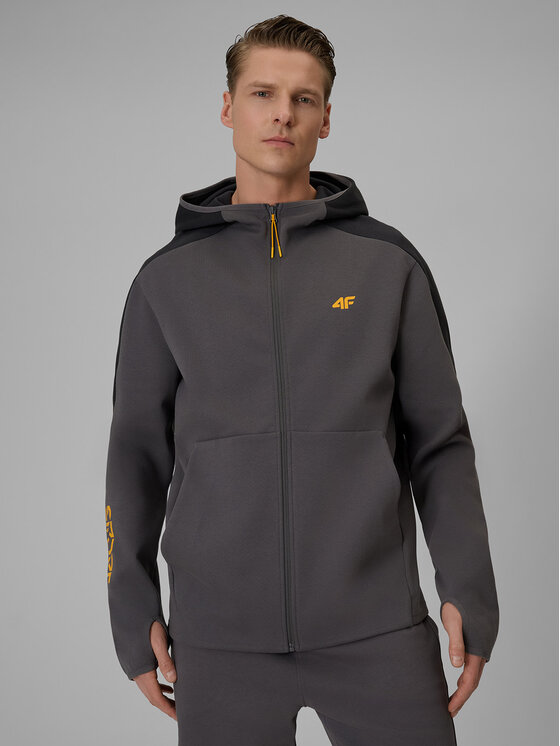 4F 4F Bluza CITY Szary Regular Fit