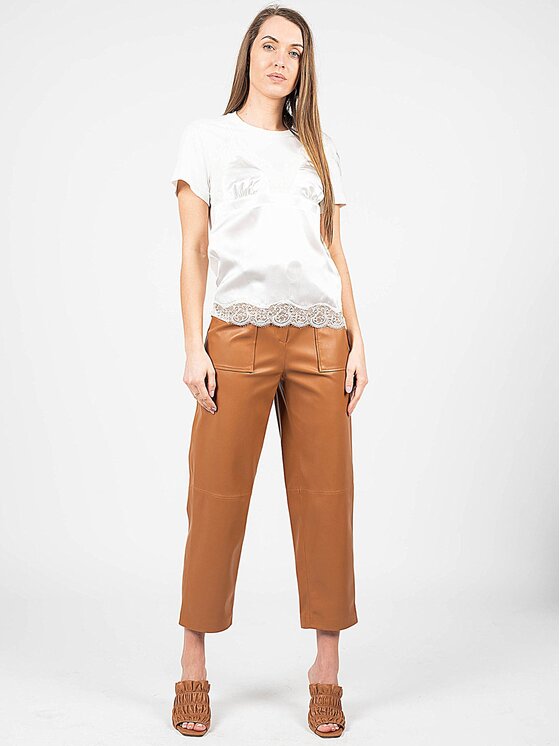 PINKO Pinko T-Shirt 1C10BP 8359 | Rex Λευκό Regular Fit