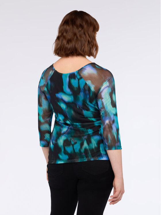 Fiorella Rubino Fiorella Rubino Bluzka G225L008530N0Z4 Turkusowy Regular Fit