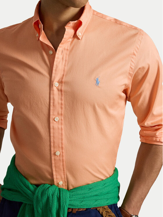 Polo Ralph Lauren Polo Ralph Lauren Košulja 710B20512010 Svijetlo narančasta Custom Fit