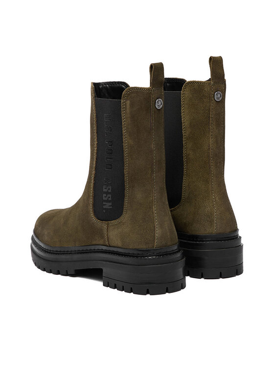 U.S. Polo Assn. U.S. Polo Assn. Klassische Stiefeletten CEO-VIZAG001W/ELE1 Khakifarben