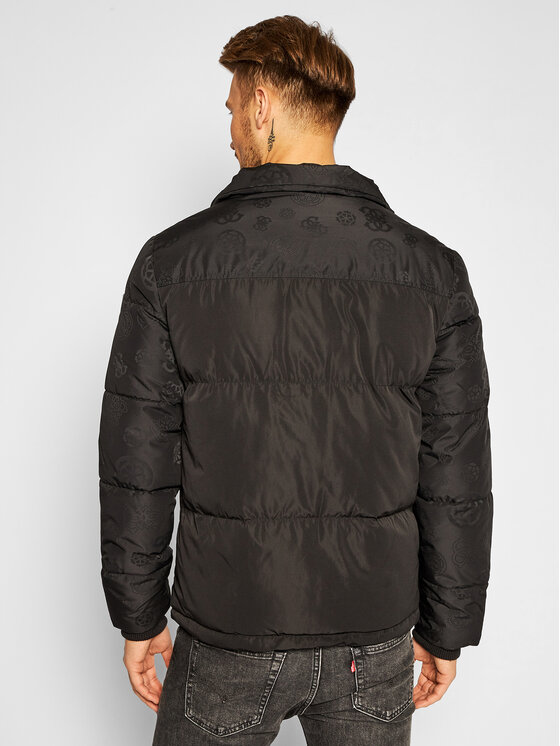 Guess Guess Giubbotto invernale Mixed Logo M0BL34 WD9B0 Nero Regular Fit