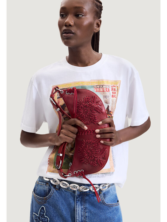Desigual Desigual Τσάντα BAG_ALISIO CASTRES LONG Κόκκινο