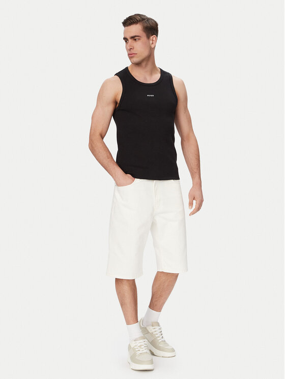 HUGO HUGO Tank top Dapota 50563744 Czarny Slim Fit
