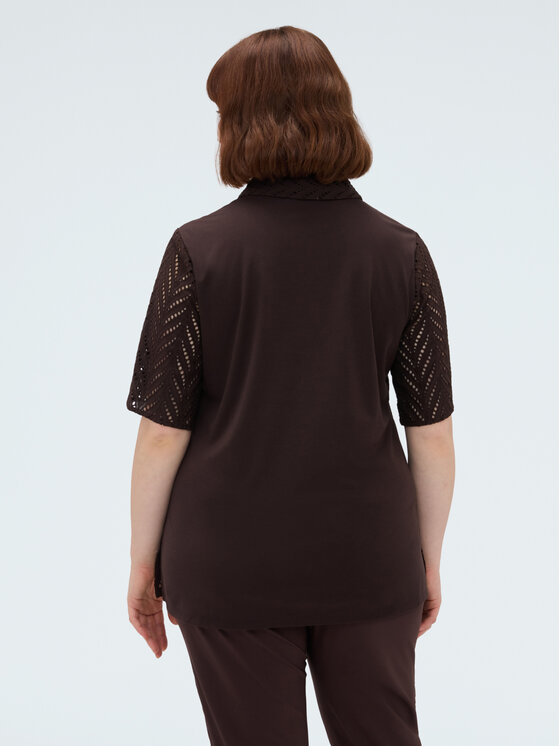 Fiorella Rubino Fiorella Rubino Camicia 5098T001512N0V2 Marrone A-Line Fit