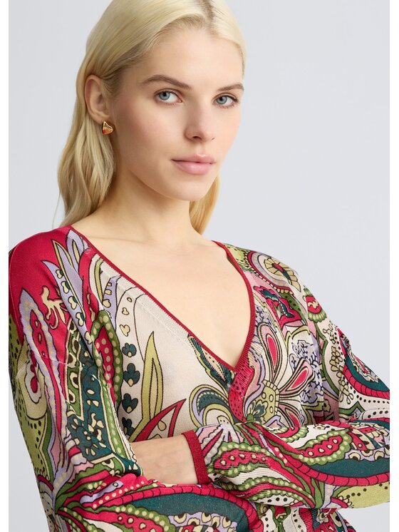 Liu Jo Liu Jo Sweter WA5476MA24OM9592 Błękitny Regular Fit