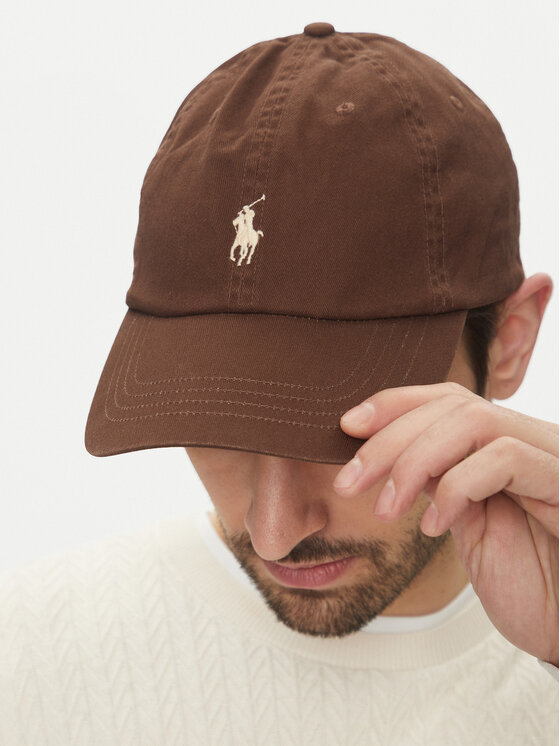 Polo Ralph Lauren Polo Ralph Lauren Czapka z daszkiem 710667709058 Brązowy