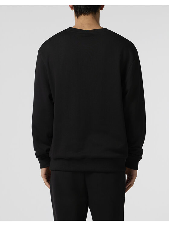 Plein Sport Plein Sport Felpa SAFC MJO1438 STE003N Nero Regular Fit