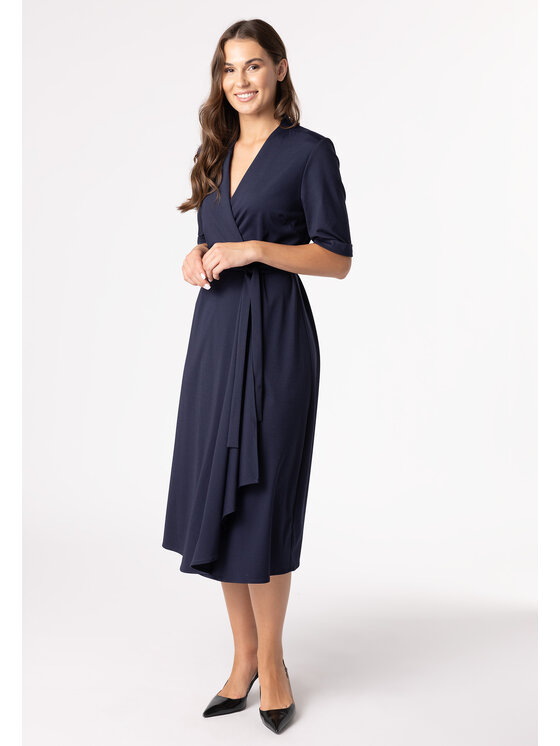 QUIOSQUE QUIOSQUE Letné šaty Quiosque 4VS020802 Tmavomodrá Regular Fit
