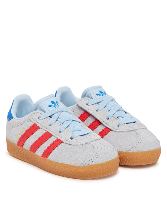 adidas adidas Sneakersy Gazelle Comfort Closure Elastic Laces KI4037 Niebieski jasny