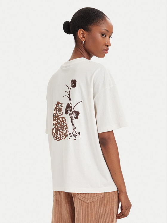 Napapijri Tricou S-Aral NP0A8A6N Crem Regular Fit