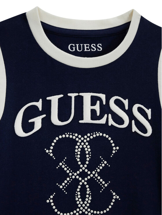Guess Guess Tričko J6YI25 K3757 Tmavomodrá Regular Fit
