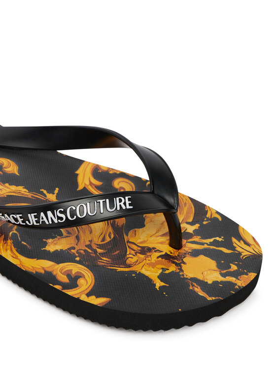 Versace Jeans Couture Versace Jeans Couture Flip-flops 80YA3SQ7 ZSS80 Fekete