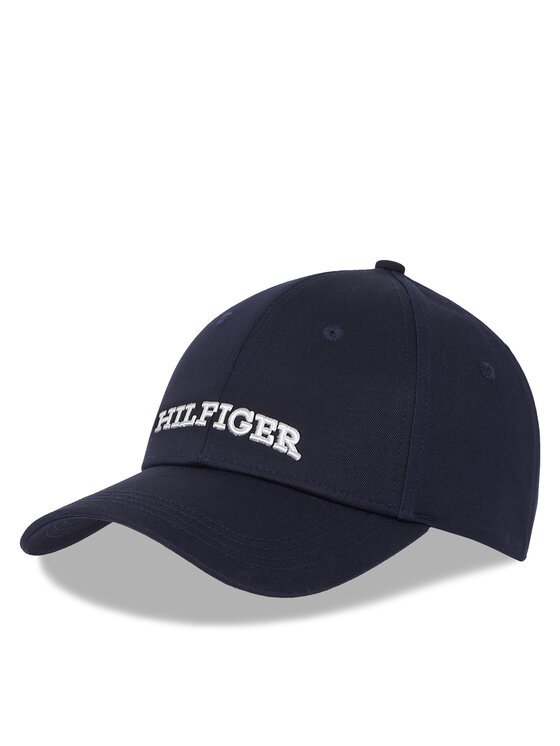 Tommy Hilfiger Šilterica Hilfiger Prep Cap AW0AW16040 Tamnoplava