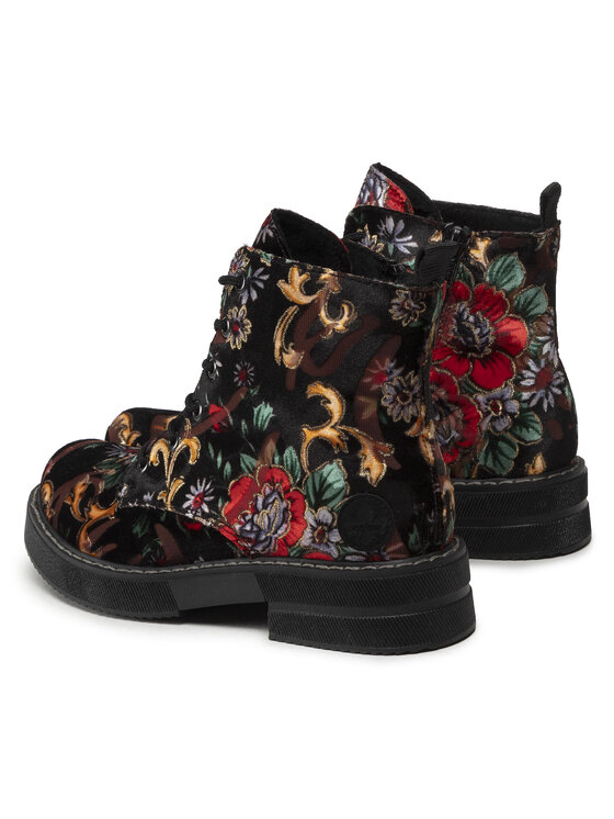 Rieker Rieker Schnürschuhe 72010-90 Schwarz