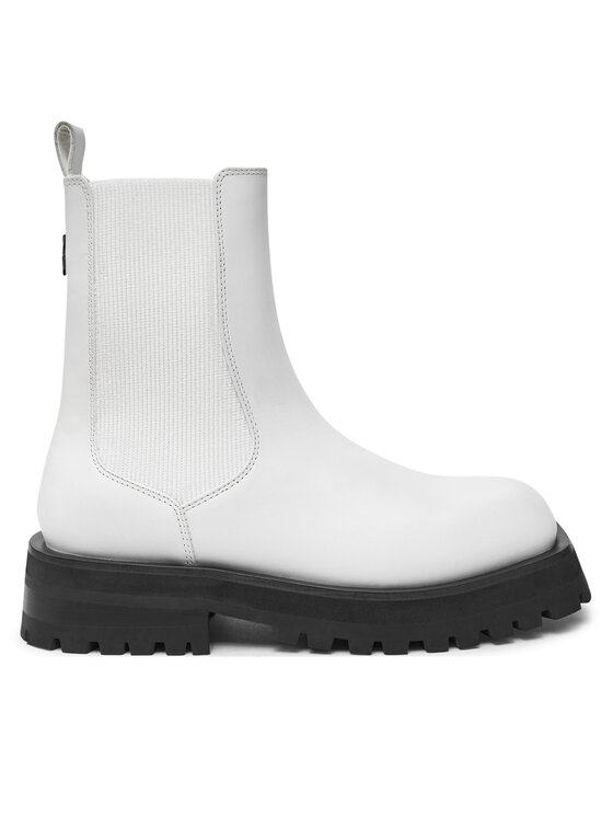 DKNY DKNY Μποτάκια με λάστιχο Rianne Chelsea K3471540 Λευκό