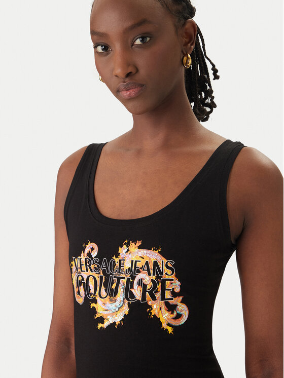 Versace Jeans Versace Jeans Igapäevane kleit 80HAOE02 Must Slim Fit