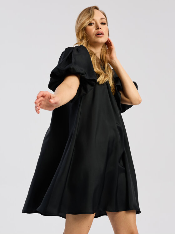 Marlu Marlu Sukienka codzienna MAIA Czarny Classic Fit