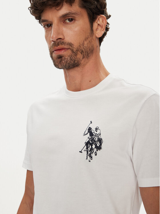 U.S. Polo Assn. U.S. Polo Assn. T-Shirt MUP4367 Bílá Regular Fit