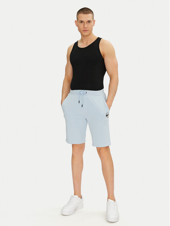 KARL LAGERFELD KARL LAGERFELD Szorty sportowe 705014 552900 Niebieski Regular Fit