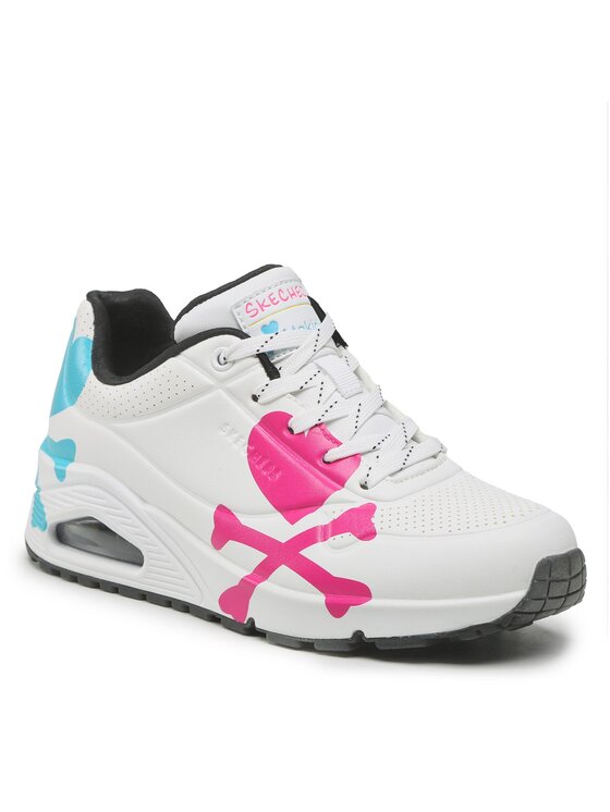 Sneakersy Skechers, Rozmiar 37, Białe, Crossing Hearts 155227/WMLT