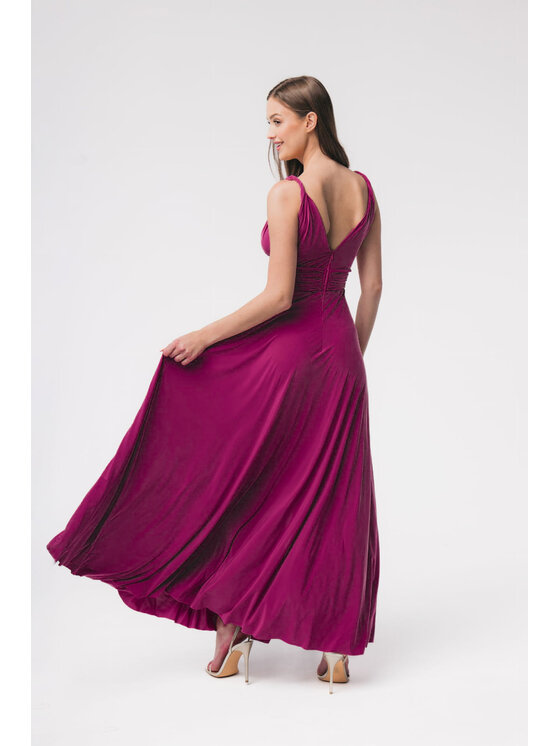 Aurora Aurora Sukienka wieczorowa Milo-Fuksja Różowy Feminine Fit