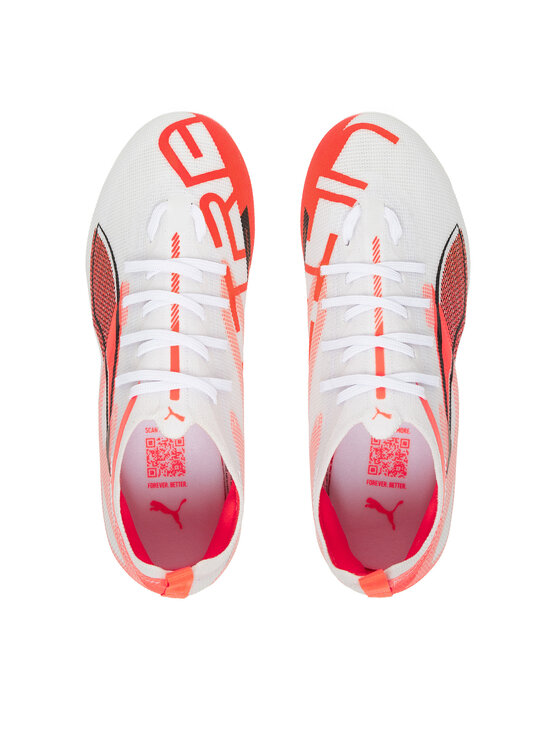 Puma Puma Ghete pentru fotbal Ultra 5 Pro Fg/Ag Jr 108165 01 Alb