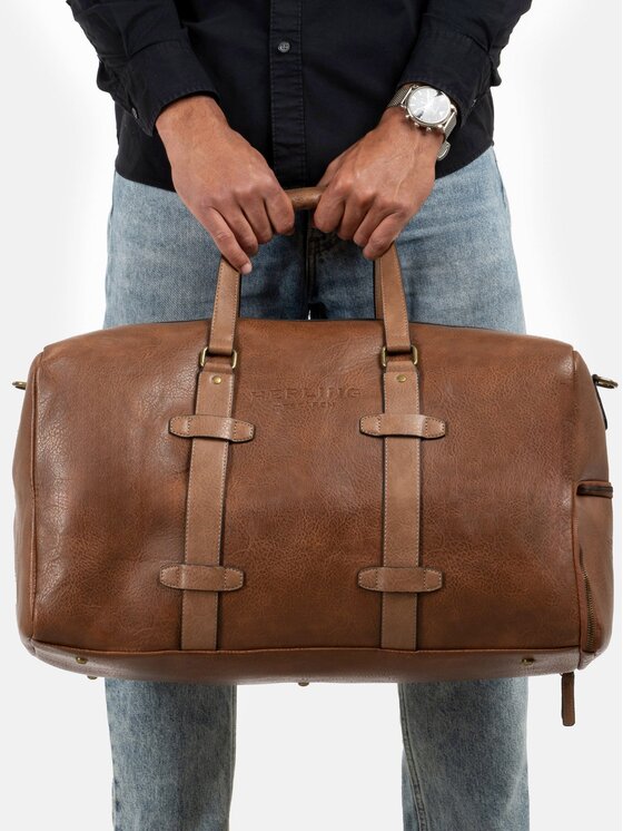 Herling Herling Borsa da viaggio Brecht Marrone