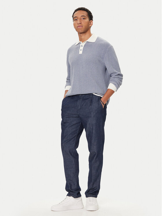 United Colors Of Benetton United Colors Of Benetton Polokošeľa 10C1K301N Tmavomodrá Regular Fit