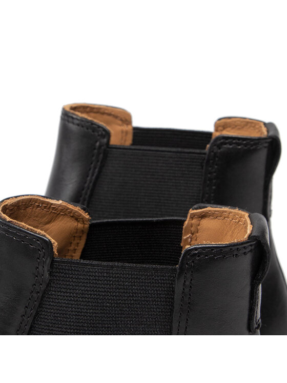 Geox Geox Kotníková obuv s elastickým prvkem D Spherica Ec1 C D16QRC 00043 C9999 Černá