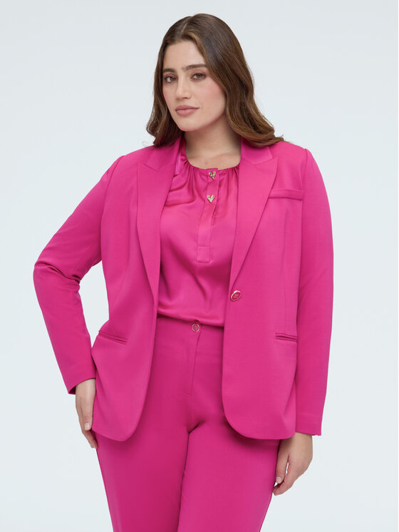 Fiorella Rubino Fiorella Rubino Giacca di transizione Q535T000260N019 Rosa Regular Fit