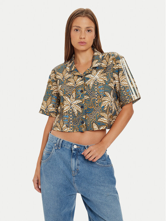 adidas adidas Košile FARM Rio IW5184 Barevná Loose Fit