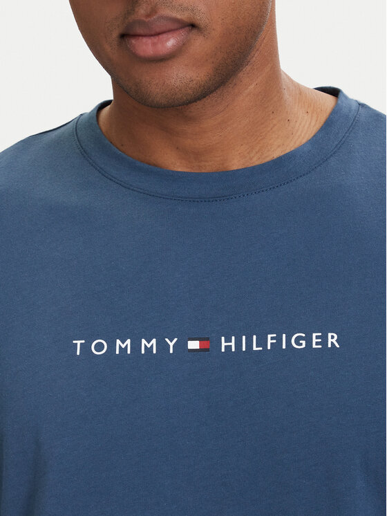Tommy Hilfiger Tommy Hilfiger T-Shirt UM0UM03643 Niebieski Regular Fit