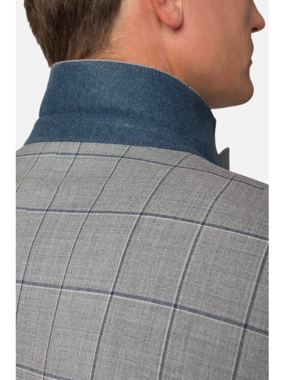 Lancerto Lancerto Garnitur Hermosillo GA073123000016 Szary Slim Fit
