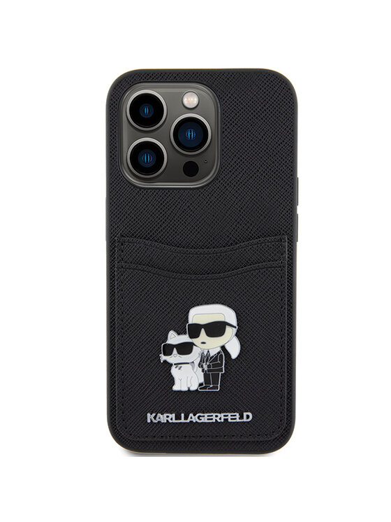 KARL LAGERFELD KARL LAGERFELD Etui na telefon iPhone 15 Pro Czarny