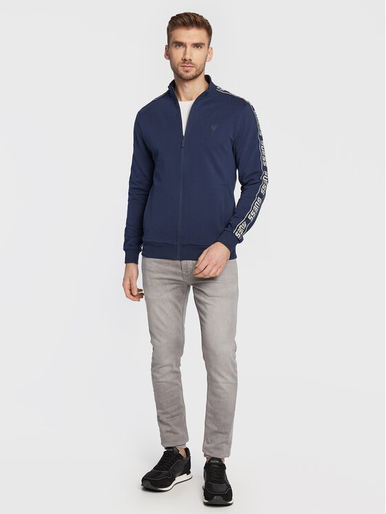 Guess Guess Pulóver Z2YQ12 K6ZS1 Sötétkék Regular Fit
